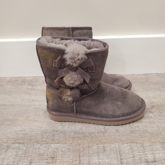 Koolaburra By Ugg Women's Gray Victoria Short Boot Size 6 $100 - Picture 3 of 9